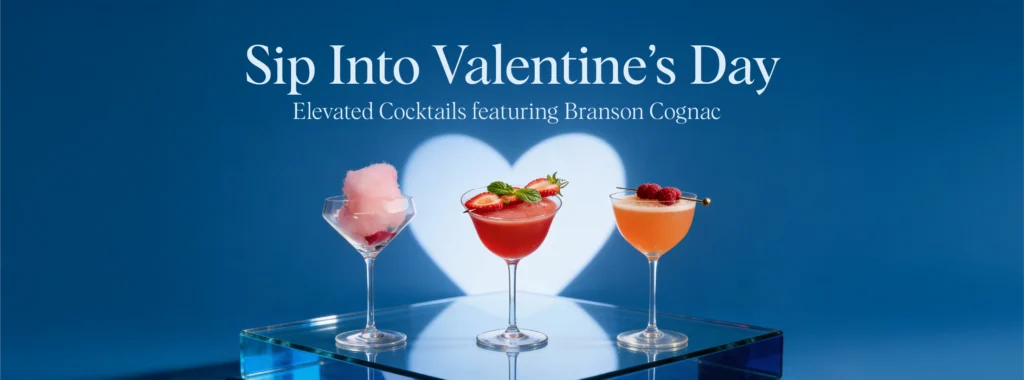 Banner Valentine cocktails